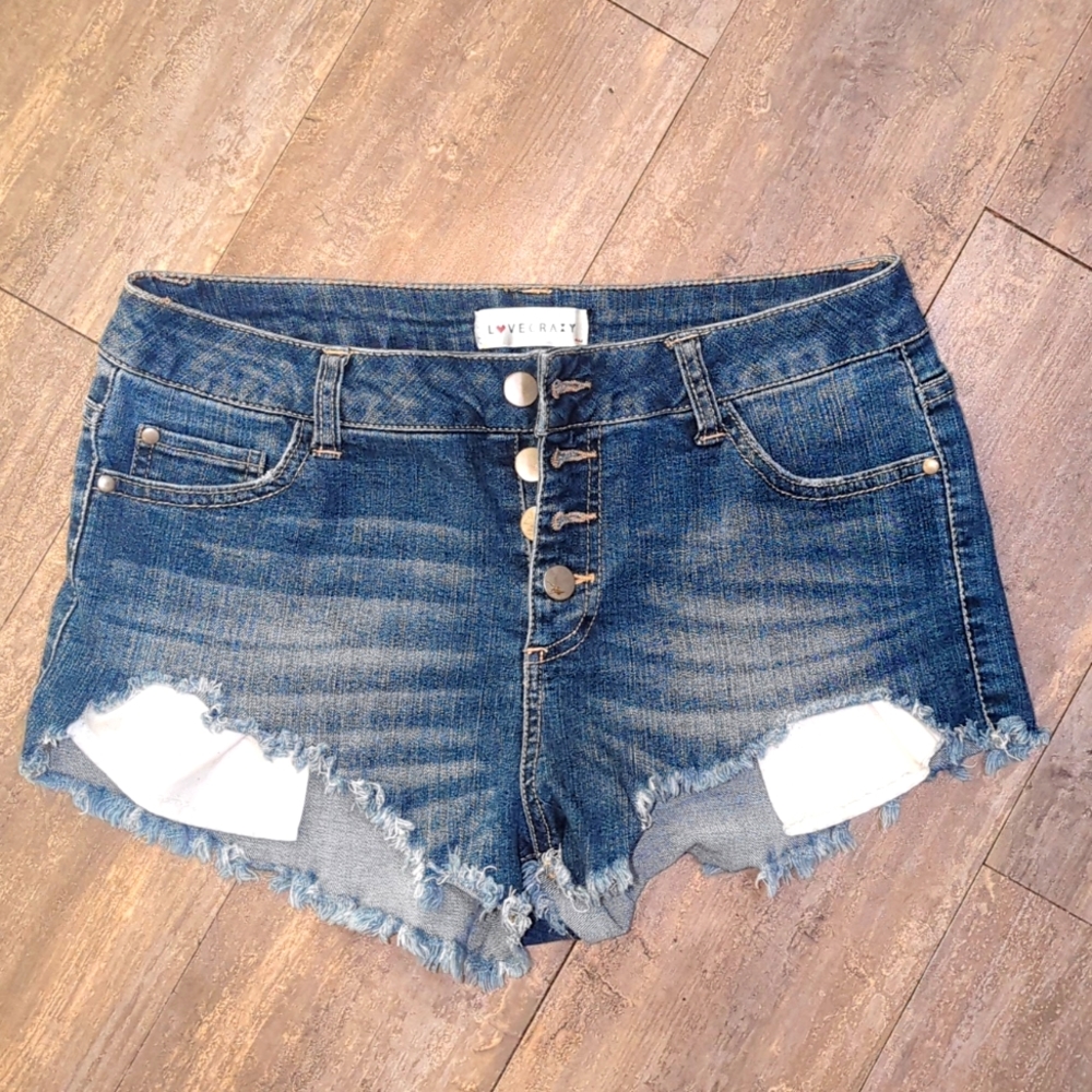 Jean Shorts Size Medium By Love Craft